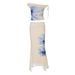 2025 Summer New Fashion Printed Asymmetrical Neck Tie Top Slim Fit Ruffled Skirt Set Wholesale_ecoleips.com
