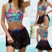 Women's European American Style Two Piece Swimsuit Bikini Slimming Sexy Skirt Style Multiple Colors Available_ecoleips.com