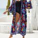 New Rayon Beach Cover-Up – Floral Print Sexy Sun Protection Kimono (One Size, 15 Tropical Designs) – Bikini Wrap For Pool & Vacation_ecoleips.com