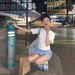 Original American-style Striped Casual Blue Embroidered For Women, Breathable, Quick-drying, Drawstring, Sporty Wide-leg_ecoleips.com