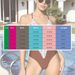 Solid Color Lace Trim One Piece Swimsuit Style Sexy Women's Swimwear_ecoleips.com
