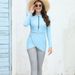 Women's Clothing Muslim Swimsuit Long Sleeves And Long Pants Three Piece Set Conservative Sun Protection With Chest Pad_ecoleips.com