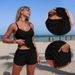 European American Style Women's Tankini Set with Pockets Cross Border Wholesale Factory Price Two-Piece Swimsuit 2026 New Design_ecoleips.com