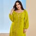 Women's Clothing High Luxury Style Dress Slim Fit Lady Slim Hand Sewn Long Skirt_ecoleips.com