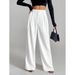 Independent Station European And American Foreign Trade Cross-Border Women's Draped High-Waisted Wide-Leg_ecoleips.com