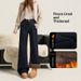 Denim Blue Fleece-lined Flared Jeans For Women, 2025 Autumn And Winter New Style, Loose Fit, Slimming, Non-clingy,_ecoleips.com
