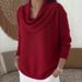 Women's Solid Color Long Sleeve Top Sweater Autumn Winter New Clothing For Ladies_ecoleips.com