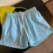 Women's Solid Color Sleep Bottoms Summer Thin High Waist Loose Shorts Female Casual Wide Leg Loungewear Shorts_ecoleips.com