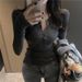 Slim Fitting Long Sleeved Top for Women Trendy 2021 Style Perfect for Layering And Creating a Flattering Look_ecoleips.com