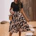 European American Cro-border And AliExpre 2026 Ummer New Elegant Women' Printed Patchwork Hort-leeve_ecoleips.com