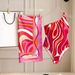 One Piece Bikini Striped Position Print Women's Swimwear American Style New Fashion_ecoleips.com