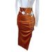 2025 Velvet Women's Casual Split Skirt_ecoleips.com