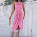Women's Clothing Spring And Summer Hip Hop Style Street Fashion Skirt Halter Neck Sleeveless Irregular Skirt Dress_ecoleips.com