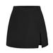 foreign Trade Skort High-waisted Zippered Boutique Elastic Skirt-pants Short Skirt Manufacturer In-stock Direct_ecoleips.com