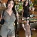 Women's Sweet And Spicy Summer Two Piece Set Bow Embroidery Slimming Short Sleeved Top With Youthful Fashionable Shorts_ecoleips.com