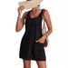Women's Summer Sleeveless Jumpsuit With Shorts, Casual Strappy Romper For Beach And Daily Wear_ecoleips.com
