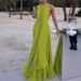 Women's Clothing Summer New Fashion Leisure Off Shoulder Sleeveless Solid Color Pleated Two Piece Suit_ecoleips.com