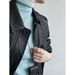 Vintage-Inspired PU Leather Jacket For Women - Short, Loose-Fit Biker Style With Zipper Details, Retro Chic Outerwear_ecoleips.com