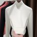 Women's Clothing Cashmere & Silk Thermal Base Layer Turtleneck Top - Soft Fleece-Lined Winter Warm Long Sleeve Shirt (High/Mid/Stand Collar Options)_ecoleips.com