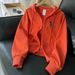 Women's Zip-Up Cropped Hoodie – Lightweight Oversized Sweatshirt With Drawstring (Light Gray/Pink/Mint Green/Orange-Red, S-XL)_ecoleips.com