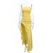 Women's Fashion Black Mini Sexy Strapless Slit Evening Dress_ecoleips.com