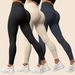 Women's Clothing High Waist Tummy Peach Buttocks Nude Yoga Pants Women's Solid Color Quick Drying Breathable Running Sports Fitness Trousers_ecoleips.com