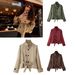 Double-Breasted Belted Trench Coat –Autumn Trendy Short Jacket For Women (S/M/L, Khaki/Red/Olive/Brown)_ecoleips.com