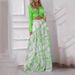 Women's clothing new printed casual suit lapel sexy strap shirt high waist wide leg pants two piece suit_ecoleips.com