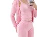 Women's 3-Piece Hooded Fleece Vest Set - Winter Warm Layering Outfit With Zip-Up Jacket & Long Sleeves_ecoleips.com