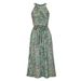 2024 European And American Women's New Summer Sexy Fashion Milk Silk Floral Print Long Dress_ecoleips.com