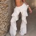 Aria Basics New Foreign Trade Product: European And American Women's Clothing With Ruffled, Layered Mesh Trousers, Sexy Cake-style_ecoleips.com