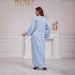 Spring 2025 New Cross-Border Middle Eastern Dubai Turkish Muslim Robe With Headscarf_ecoleips.com