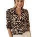 Aria Basics Aria Basics Cross-border 2025 New European And American Fashion Casual Versatile Vage Women's Long Sleeve Shirt With HD_ecoleips.com
