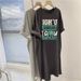 Women's Short Sleeved Dress Summer New Oversized Loose Printed Casual Dress_ecoleips.com