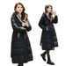 "Elegant Long Winter Coat For Women – Knee-Length Quilted Jacket With Hood (M-3XL, Slim Fit & Warm)"_ecoleips.com