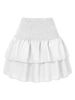 Aria Basics Aria Basics 2024 New European And American Women's Fashion Pleated Ruffle Print Skirt, Stylish Floral Short Skirt_ecoleips.com