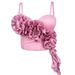Women's Clothing Flower Tassel Design Outer Wear Fishbone Bra Slim Fit With Coasters Camisole_ecoleips.com