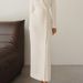 Women's Clothing Solid Color Long Sleeve Button Jacket Skirt Fashion Suit_ecoleips.com