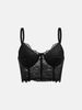 Cross-Border Hot Girl Street Hollow Out Simple Ins Style Lace Eyelash Multi-Color Sexy Bra Camisole Top_ecoleips.com