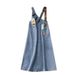 summer new women's clothing european and american style lapel halter neck single breasted backl denim jumpsuit trousers_ecoleips.com