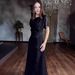 Elegant High-Waisted Maxi Dress – Timeless Black Dress For Women (S-Xxl, Fall/Winter Essential, Stretch Polyester)_ecoleips.com