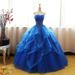 Plus Size Strapless Evening Gown Korean Style Puffy Skirt Floor Length Slim Fit Maternity Wedding Dress For Photo Studio_ecoleips.com