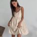 Brown Cotton-linen For Women, 2026 Summer New Cross-border Vacation Loose-fitting European And American Style, A-line_ecoleips.com