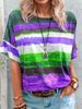 Aria Basics Aria Basics 's Best-selling Foreign Trade Clothing, 2021 New Summer European And American Gradient Color-blocking Women's_ecoleips.com