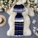 YuooMuoo Lady Stripes Knitted Bodycon Office Dress Summer Slim Elastic Sexy Package Hips Party Dress Women Outfits Vestidos_ecoleips.com