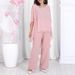 Aria Basics 2025 European And American Cross-border Clothing Loose Casual Solid Color Women's Chiffon Top 2-piece Set_ecoleips.com