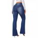 New Fashionable And Unique High-Waisted Stretch Slimming Flared Jeans For Women On Cross-Border Independent_ecoleips.com