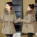 Korean Style Reversible Winter Parka For Women - Detachable Hood, Thick Cotton Padding, Warm & Stylish Outerwear_ecoleips.com