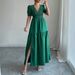 Women's Clothing Deep V High End Dress Women's Clothing Spring And Summer Skirt Fairy_ecoleips.com