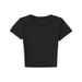 A Short Short-Sleeved T-Shirt With A Navel Exposure For Petite Women, Featuring A Summer Design With A Hollowed-Out Soli_ecoleips.com